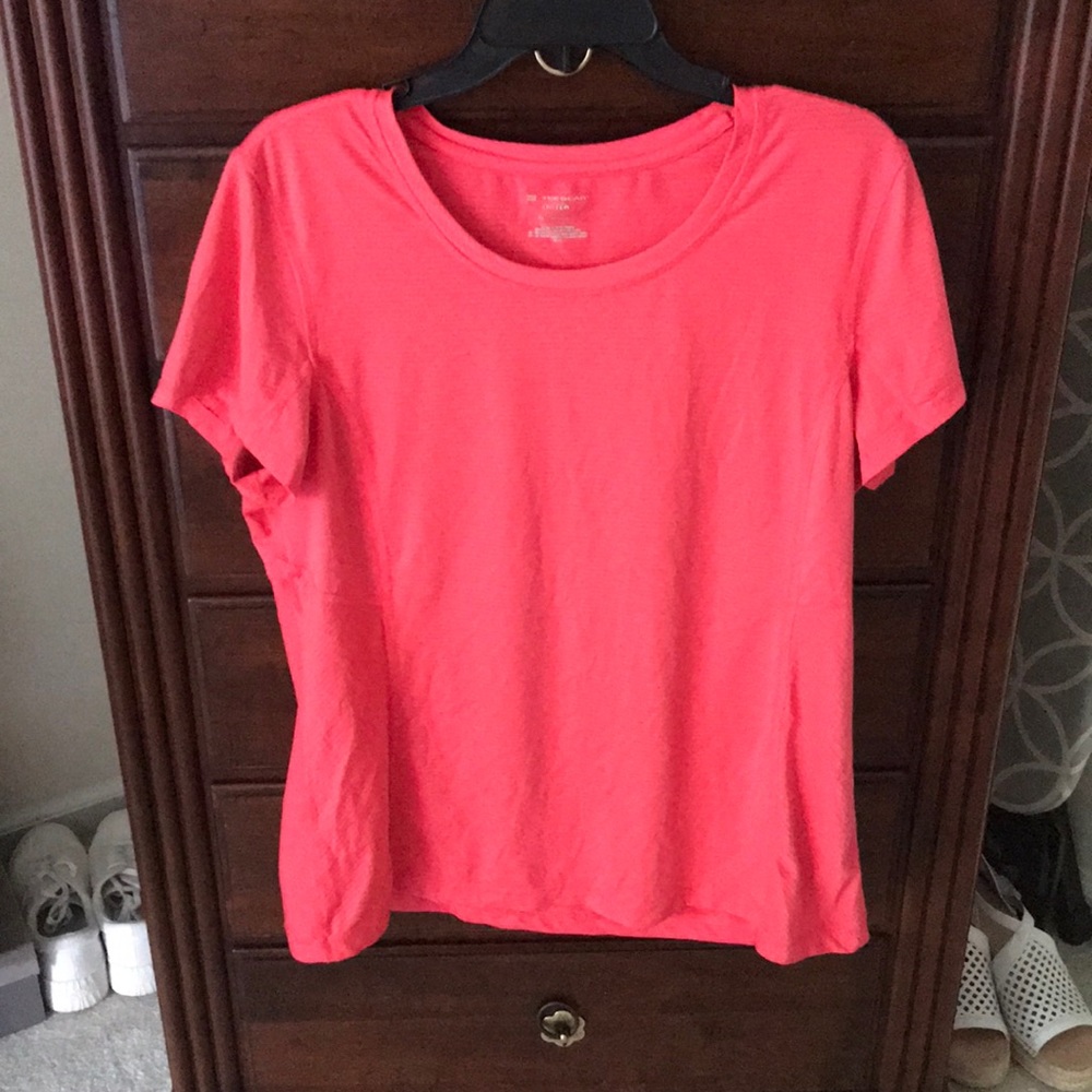 Pink workout shirt